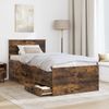 vidaXL Tagesbett Geräucherte Eiche und Schwarz 75 x 190 cm 3408540 Bild 3