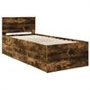 vidaXL Tagesbett Geräucherte Eiche und Schwarz 75 x 190 cm 3408540 Bild 4