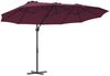 vidaXL Sonnenschirm Bordeauxrot 372 x 198 x 243 cm 42003381 Bild 2