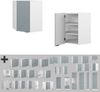 Eckhängeschrank Fame-Line Hellblau-grau 57 cm Vicco Bild 5