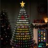 VIVIHEYDAY LED-Lichterkette Weihnachtsbaum mit Topper Stern,400 LEDs Weihnachtsbaum, Lichterkette 20 Stränge, Timer, Weihnachtsbeleuchtung für Weihnachten Bild 3