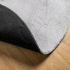 vidaXL Teppich HUARTE Kurzflor Weich und Waschbar Grau Ø 160 cm 375087 Bild 5
