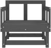 vidaXL Gartenstühle 2 Stk. Grau Massivholz Kiefer 825389 Bild 4