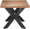 vidaXL Esstisch 180 x 90 x 75 cm Massivholz mit Palisander-Finish [321548] Bild 3