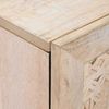 vidaXL Sideboard mit Regal Weiß 60 x 33 x 75 cm massives Mangoholz 4018118 Bild 5