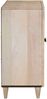 vidaXL Sideboard mit Regal Weiß 60 x 33 x 75 cm massives Mangoholz 4018118 Bild 3