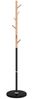 vidaXL Garderobenständer Schwarz 172 cm Pulverbeschichtetes Eisen 377087 Bild 5