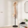 vidaXL Garderobenständer Schwarz 172 cm Pulverbeschichtetes Eisen 377087 Bild 3