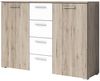 Kommode 'ALVAR' 132x94 cm Sanremo Eiche-Weiss Bild 1