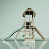 PolarPlay Spielturm Farö aus Holz in Grün Bild 3