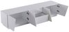 Merax Lowboard mit 1 Schublade, 4 Klappen und 1 offenen Fach, TV Lowboard, TV Schrank, TV -Kommode, Fernsehtisch, Scandi, B/H/T:170/36/37 Bild 3