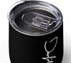 DECALVIBES Weinbecher 355 ml Classic - Schwarz Bild 5
