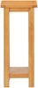 vidaXL Beistelltisch 27x24x55 cm Eiche Massivholz 289185 Bild 3