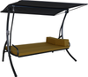 Angerer 'Elegance Tolar' Hollywoodschaukel, verzinkter Stahl / Primetex Gewebe, Ocker, B 210cm x H 160cm x T 145cm Bild 2