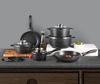 KlönBerg Topf-Set Hochwertige Töpfe in verschiedenen Größen mit Pfannen Kasserollen, Aluminiumguss, Aluminium, Keramik, Edelstahl (Multifunktional, geeignet zum Kochen, Braten und Backen!, 17-tlg, Es ist eine perfekte Geschenkidee für jeden Anlass), In... Bild 2