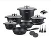 KlönBerg Topf-Set Hochwertige Töpfe in verschiedenen Größen mit Pfannen Kasserollen, Aluminiumguss, Aluminium, Keramik, Edelstahl (Multifunktional, geeignet zum Kochen, Braten und Backen!, 17-tlg, Es ist eine perfekte Geschenkidee für jeden Anlass), In... Bild 4