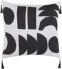 Kissen 2er Set Geometrisches Muster LIRIOPE 45 x 45 cm Schwarz-Weiß Bild 4