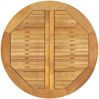 vidaXL Gartentisch Ø85x75 cm Massivholz Akazie 310299 Bild 4