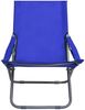 vidaXL Klappbare Strandstühle 2 Stk. Stoff Blau 47902 Bild 2