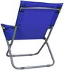 vidaXL Klappbare Strandstühle 2 Stk. Stoff Blau 47902 Bild 5