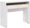 Vente-unique - LOAVIA Büromöbel Holz, Platte BeigeWeiß - B 40 cm x H 87 cm x L 100 cm Bild 4