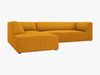 Micadoni 4-Sitzer Modular Sofa Ruby Links Kord Scala Gelb Bild 3