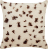 Kissen 2er Set Abstraktes Muster KASRA Webpelz 45 x 45 cm Helles Beige Bild 4