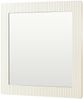 Wandspiegel 80x80 cm Weiß MDF Rahmen, quadratisch, dekorativ, Flurspiegel, Schlafzimmer- und Wohnzimmer-Accessoire Bild 5