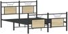 vidaXL Bettgestell ohne Matratze Sonoma-Eiche 140x190 cm Holzwerkstoff 4106810 Bild 3