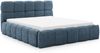 MEBLINI Polsterbett 140x200 mit Lattenrost mit Matratze - SALERNO - Blau Boucle - Bubble Bett - Cloud Bett - Marshmallow Bed - Kopfteil Bett mit Stauraum Bild 2