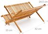 Relaxdays Abtropfgestell CROSS Bambus 42 cm breit Bild 5