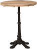 Bistrotisch FRANZ Ø60x76 cm Raues Mangoholz Rund | Esstisch vintage kleiner Tisch Cafe Gartentisch Balkontisch Outdoortisch Bild 4
