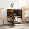 vidaXL Esstisch 122 x 80 x 76,5 cm Holzwerkstoff Altholz Rechtwinklig 8006041 Bild 4