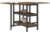 vidaXL Esstisch 122 x 80 x 76,5 cm Holzwerkstoff Altholz Rechtwinklig 8006041 Bild 3