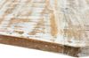 Amagohome Tischplatte Sechseckige Tischplatte Holzplatte Mango-Altholz 74x56 u. 56x47cm – re (1 St), gewollt uneben, aus recyceltem Mangoholz hergestellt Bild 4
