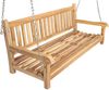 Hollywoodschaukel Gartenschaukel Teak-Holz 120 cm SUSANA 51916653 Bild 3
