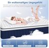 Taschenfederkernmatratze Matratze 90x200 cm, 7 Zone Matratze 140x200 cm, 10 Schichten, Lexzurn, 25 cm hoch, (ergonomisch, atmungsaktiv, orthopädisch, Matratze mit Spannbettlaken), Härtegrad H3 Bild 4