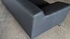 freistil ROLF BENZ Sofa ROLF BENZ Sofa Freistil 180 Couch Leder schwarz 220 cm Fuß Glanzchrom Bild 3