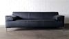 freistil ROLF BENZ Sofa ROLF BENZ Sofa Freistil 180 Couch Leder schwarz 220 cm Fuß Glanzchrom Bild 4