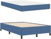 vidaXL Bettrahmen mit Matratze Blau 120 x 200 cm Stoff 3399118 Bild 5
