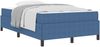 vidaXL Bettrahmen mit Matratze Blau 120 x 200 cm Stoff 3399118 Bild 3