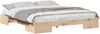 vidaXL Bettgestell Braun 200 x 200 cm 873016 Bild 2