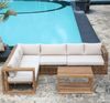 Ecksofa Loppio Outdoor Gartensofa rechts aus Teakholz von Teako Design Bild 3