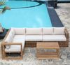 Ecksofa Loppio Outdoor Gartensofa rechts aus Teakholz von Teako Design Bild 2