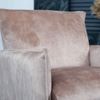 Bronx71 Samt Sessel Mika mit Armlehne taupe Bild 5