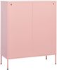 vidaXL Lagerschrank Rosa 80x35x101,5 cm Stahl 336139 Bild 5