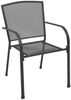 vidaXL Gartenstuhl-Set 5-tlg. Stapelbar Pulverbeschichteter Stahl 3283757 Bild 4