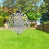 Solarleuchte Garten Scheibe Rund Solarlampe Außen Leuchte Solar mit Pflegetuch Bild 5