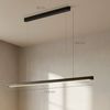 HOMCOM Pendelleuchte LED Pendelleuchte dimmbar höhenverstellbar, Dimmfunktion, Farbwechsel, Nachtlichtfunktion, LED fest integriert, Warmweiß, Kaltweiß, Neutralweiß, Wohnzimmerlampe Hängend für Esstisch Esszimmer Bild 3