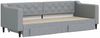 vidaXL Tagesbett Ausziehbar mit Schubladen Hellgrau 80x200 cm Stoff 3197457 Bild 3